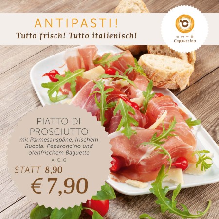 Antipasti auf Teller